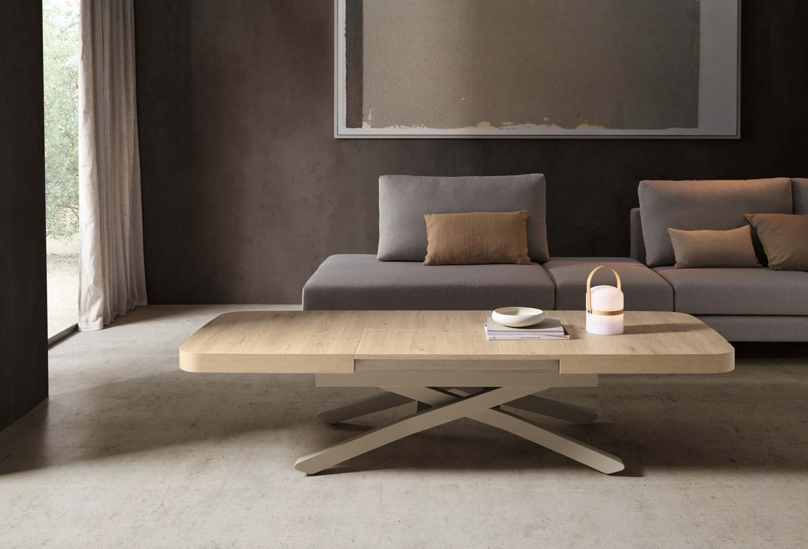 mesa centro elevable