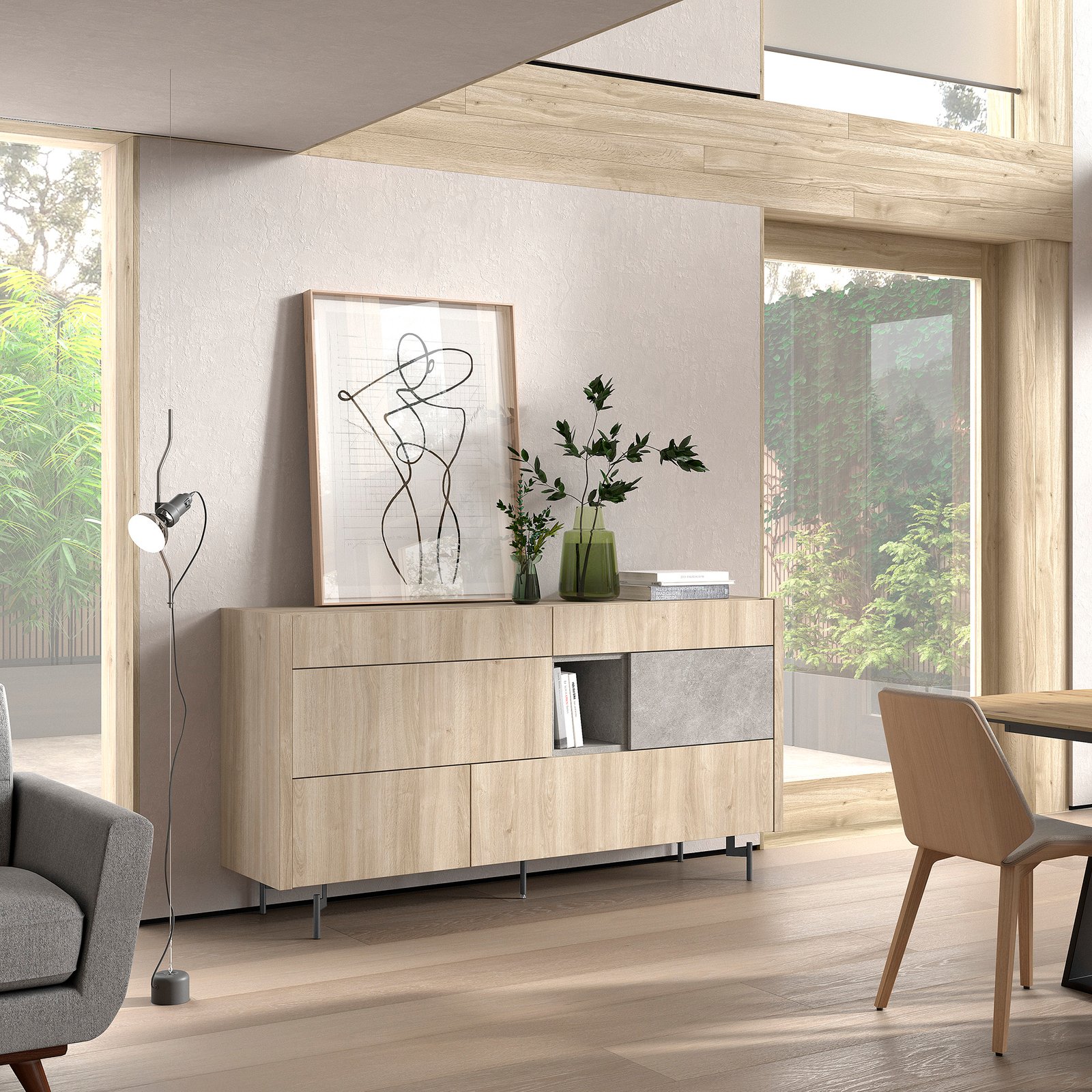 aparadores modernos salon