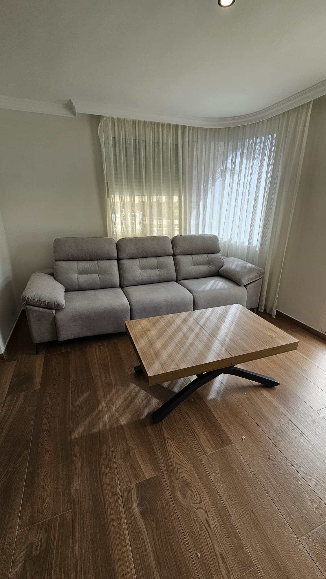 Mesa centro elevable extensible