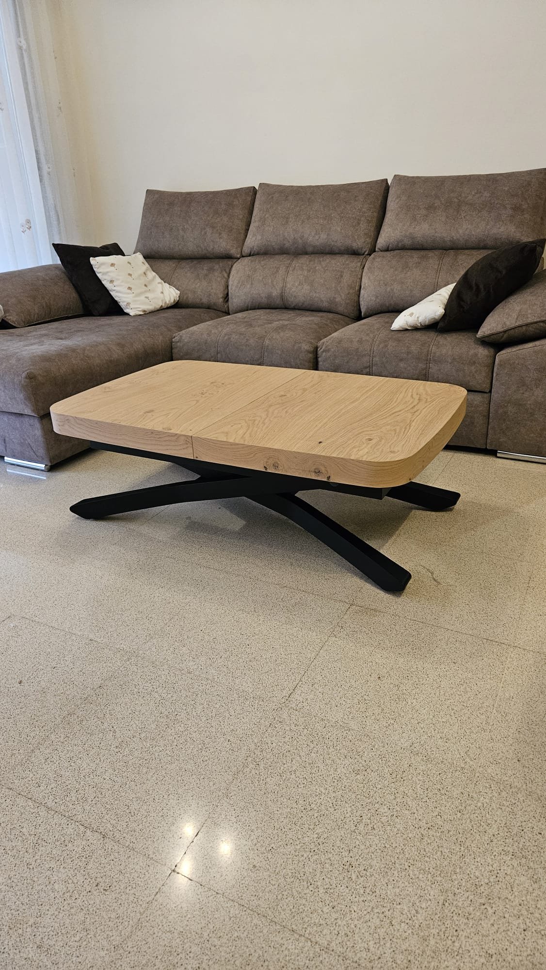 mesa de centro extensible